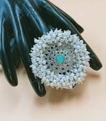 Multicolor agate rings