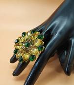 Multicolor agate rings