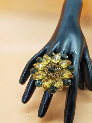 Multicolor agate rings 1