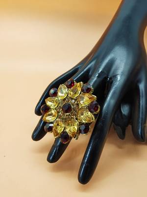 Multicolor agate rings 1