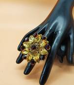 Multicolor agate rings