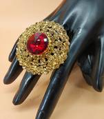 Multicolor agate rings