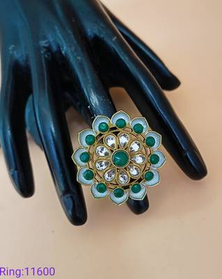 Multicolor agate rings 1