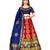 red art silk semi stitched zari woven Choli & lehenga ghagra with dupatta