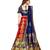 red art silk semi stitched zari woven Choli & lehenga ghagra with dupatta