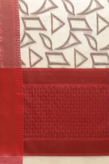 Beige Tissue  woven saree with blouse