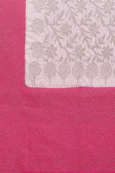 Grey  pure dupion silk woven saree with blouse