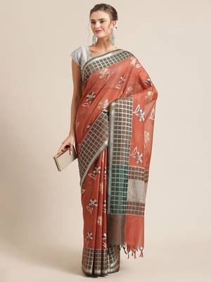 red silk woven saree with blouse 4