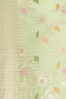 multicolor silk woven saree with blouse