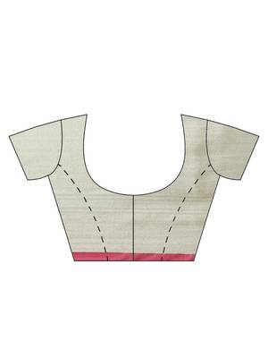 multicolor cotton woven saree with blouse 5