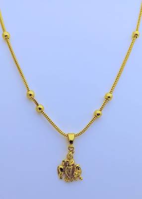 Lord Krishna Pendent with Gold Plated Chain for Women & Girls 1