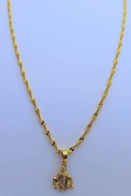 Lord Krishna Pendent with Gold Plated Chain for Women & Girls 2