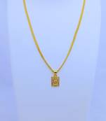 Lord Laxmi Pendent with Gold Plated Chain for Women & Girls