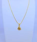 Lord Krishna Pendent with Gold Plated Chain for Women & Girls