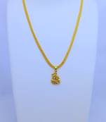 Lord Radha krishna Pendent with Gold Plated Chain for Women & Girls
