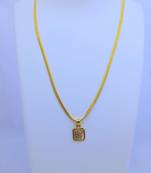 Lord Hanuman Pendent with Gold Plated Chain for Women & Girls