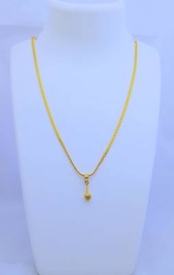 Lord Hanuman Mace Pendent with Gold Plated Chain for Women & Girls 1