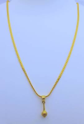 Lord Hanuman Mace Pendent with Gold Plated Chain for Women & Girls 2
