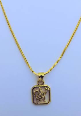 Lord Hanuman Pendent with Gold Plated Chain for Women & Girls 1
