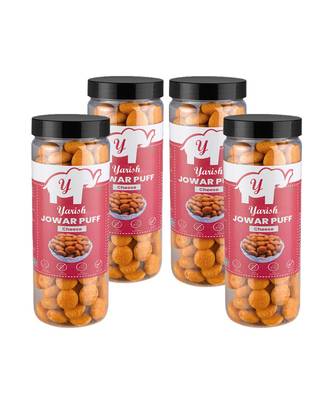 Roasted Jowar Puff  CHEESE [ Evening SnacksImmunity BoosterDry SnackHigh in ProteinRich in Fiber 1