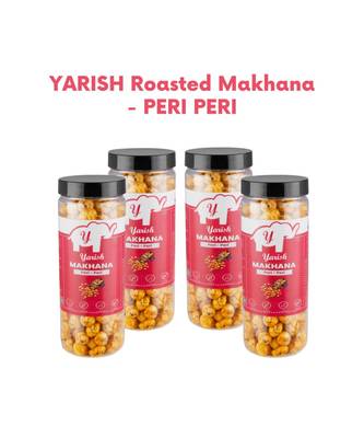 Roased Makhana  PERI PERI [70 FoxnutsEvening SnacksSuperfoodGluten FreeVeganSnack for Weightloss 1