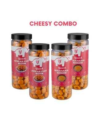 Roasted Makahana & Jowar PuffCHEESY COMBO SNACK PACK  [ Zero CholesterolImmunity BoosterParty Snack 1