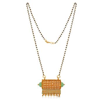 Multicolor crystal mangalsutra 3