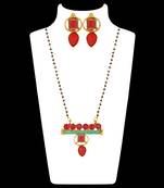 Multicolor crystal mangalsutra