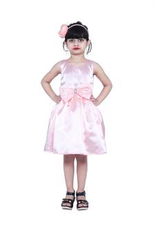 polyester beige sleeveless plain stitched   Dress