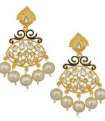 Blue crystal earrings