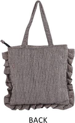 Black & White Womens Tote Bag Medium Size With Beautiful Hanging 2