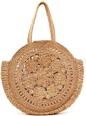 Rafia Round Bag 1