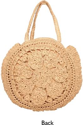 Rafia Round Bag 2