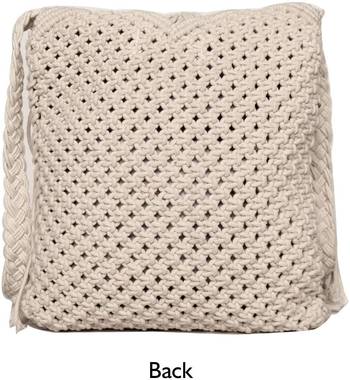 Natural Cord Macrame Flapover Sling Bag 2