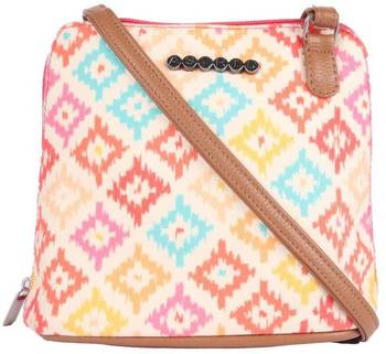 Multi Color  Print Womens Sling Bag Medium Size 1