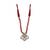 Multi With Maroon Dori Tassel Necklace