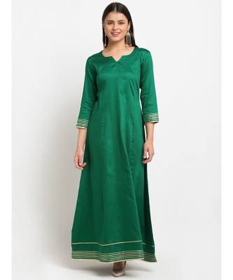 Green Love Gota Embroidered Floorlength 1