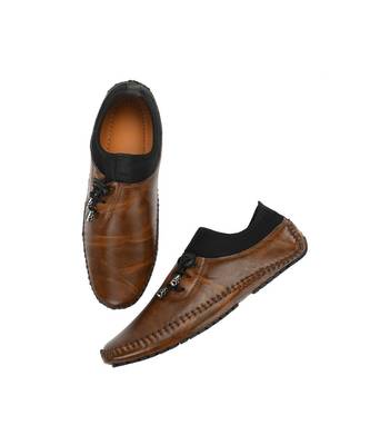 brown mesh loafers   PAIR OF SHOES 1