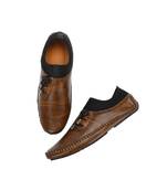 brown mesh loafers   PAIR OF SHOES
