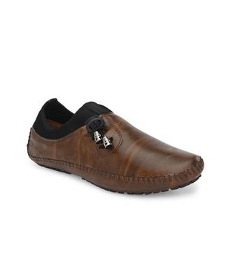 brown mesh loafers   PAIR OF SHOES 3