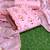 VredeVogel Lightpink cotton Embroidered unstiched  Dress Materials