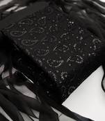 VredeVogel Black cotton Embroidered unstiched  Dress Materials