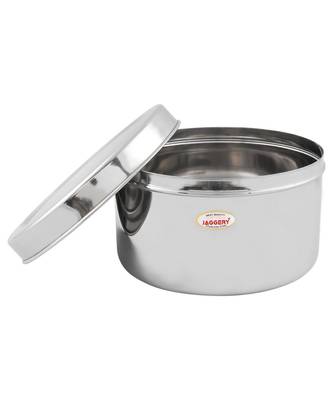 JAGGERY   Stainless Steel Container/ Storage Box/ Deep Betha Dabba,Capacity- 4800ml, pack of 1 2
