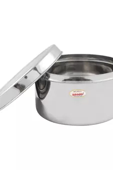 JAGGERY   Stainless Steel Container/ Storage Box/ Deep Betha Dabba/ Multipurpose Dibba 4300ml