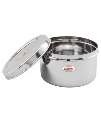 JAGGERY   Stainless Steel Container/ Storage Box/ Deep Betha Dabba,Capacity- 2400ml, pack of 1 2