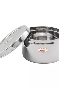 JAGGERY   Stainless Steel Container/ Storage Box/ Deep Betha Dabba,Capacity- 2400ml, pack of 1