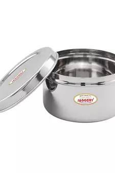 JAGGERY   Stainless Steel Container/ Storage Box/ Deep Betha Dabba/ Multipurpose Dibba 1100ml
