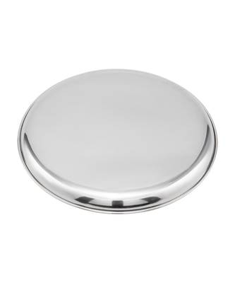 JAGGERY Stainless Steel Mirror Finish Jumbo Dinner Plate,Big Thali ,Lunch Plate Set of 6 (Dia -28cm,approx-11inch) 2