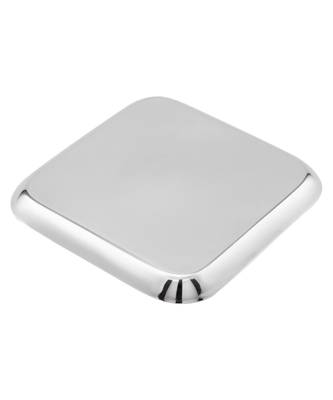 JAGGERY Stainless Steel Heavy Square Plate Pack Of 6pcs (Medium Dinner Plate,L-23cmW-23cm) Useful As Serving Tray 3