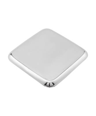 JAGGERY Stainless Steel Heavy Square Plate,Pack Of 6pcs ( Large Dinner Plate L-25.5cm,W-25.5cm) Useful As Serving Tray 3